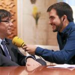 Puigdemont se sumó a la fiesta del día de la radio que celebra la Unesco a instancias de España