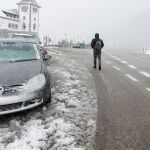 Las nevadas provocaron dificultades en las carreteras de la provincia de León