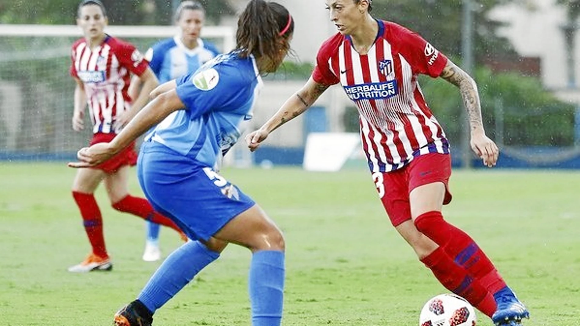 Jenni Hermoso marcó el primer gol del Atlético / clubatléticodemadrid.com