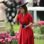 La princesa Eugenia de York llega a la carreras de Ascot.