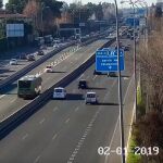 Instante en el que el conductor circulaba en dirección contraria