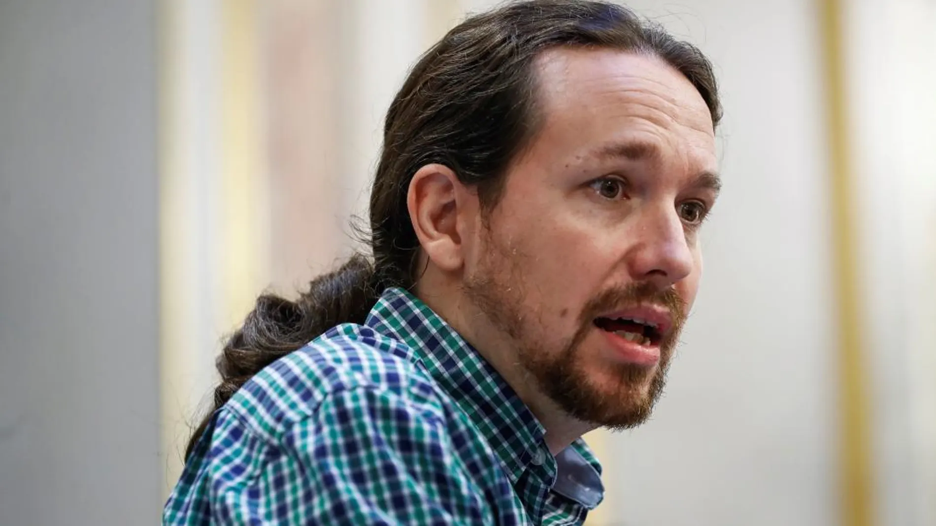 El secretario general de Podemos, Pablo Iglesias. Foto. Efe /Emilio Naranjo
