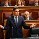 El presidente del Gobierno, Pedro Sánchez