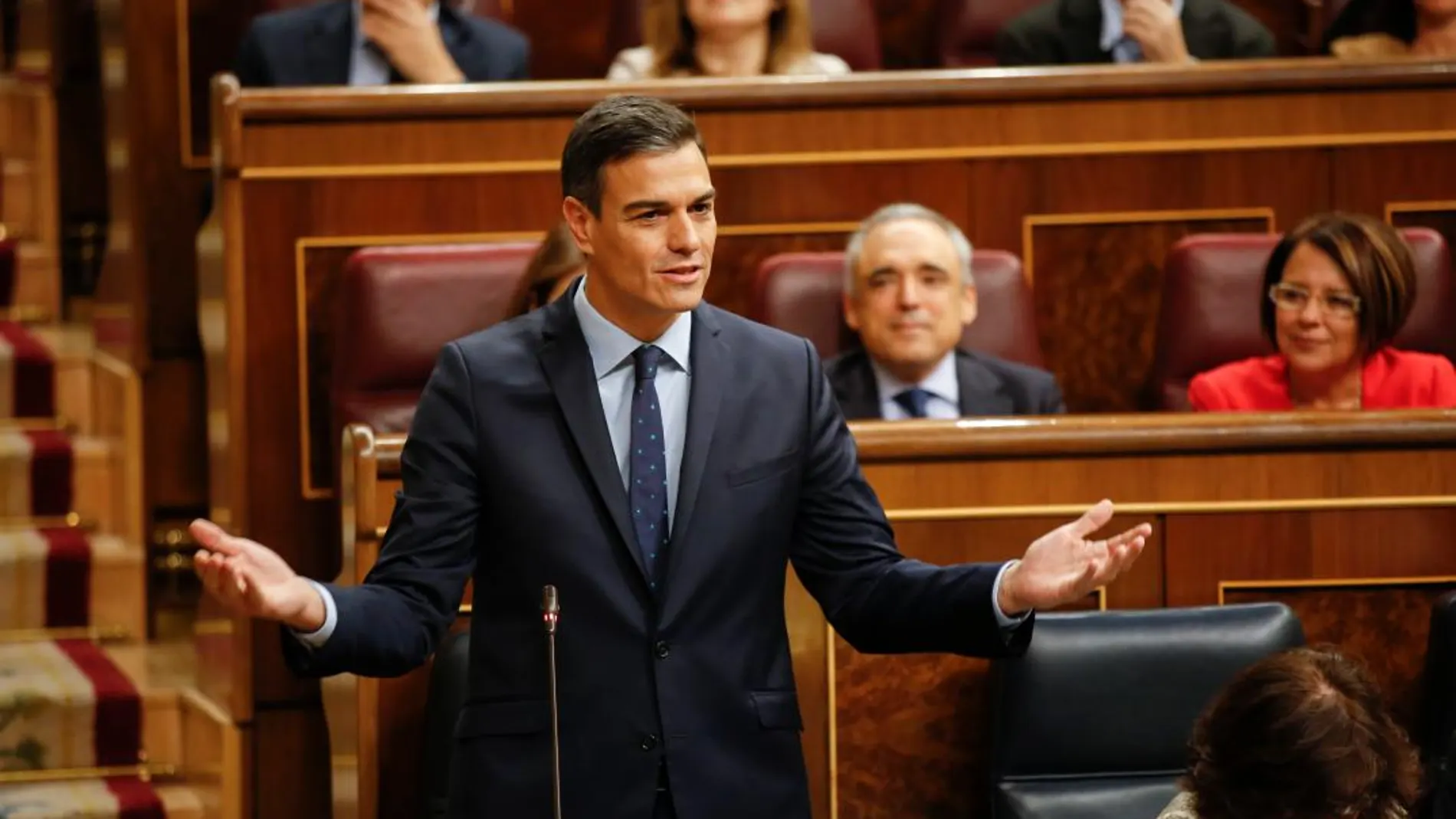 El presidente del Gobierno, Pedro Sánchez