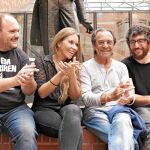 Rocío Márquez. Rodeada por su «All star formation», El Niño de Elche, Pepe Habichuela y Raül Fernández «Refree»