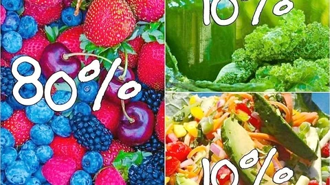Dieta 80/10/10: más perjuicios que beneficios
