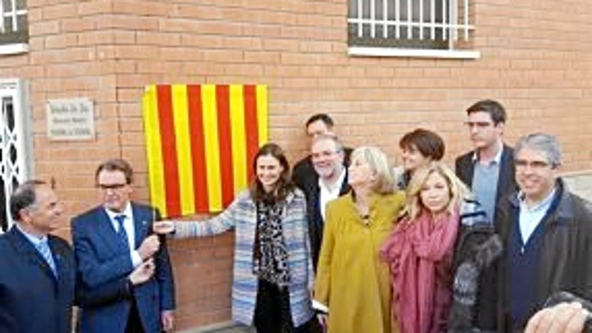 En la imagen, la calle «9 de novembre» que inauguró Artur Mas