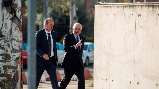 Gónzale, a su llegada a la Audiencia Nacional
