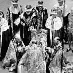 La coronación de Isabel II en 1953