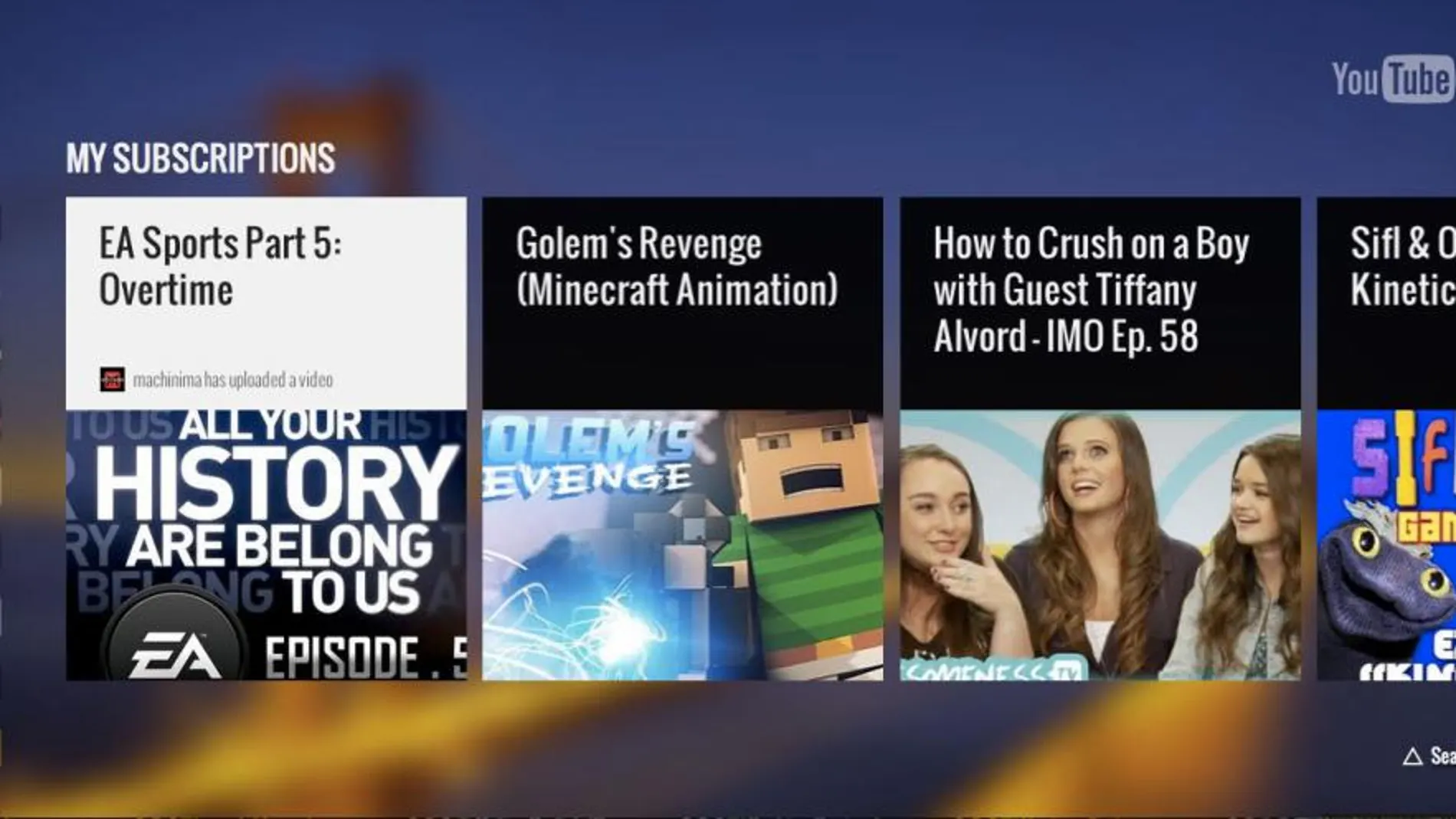 PlayStation 3 recibe una nueva aplicación de YouTube