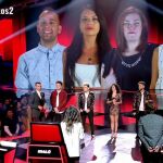 Momento de los directos de ‘La voz’, este viernes