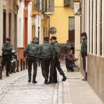 La Guardia Civil registró la sede de UGT-A en Sevilla en diciembre de 2013 (Foto: Manuel Olmedo)