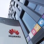 Imagen de las oficinas de Huawei en Varsovia, Polonia
