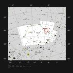 Un disco de polvo en torno a una estrella evolucionada