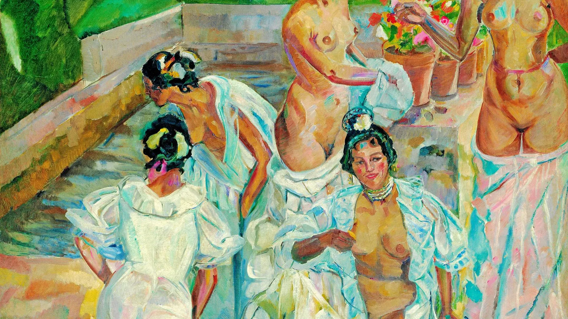 «Baño», Francisco Iturrino, 1908, óleo sobre lienzo, colección Carmen Thyssen-Bornemisza en préstamo gratuito al Museo Carmen Thyssen Málaga