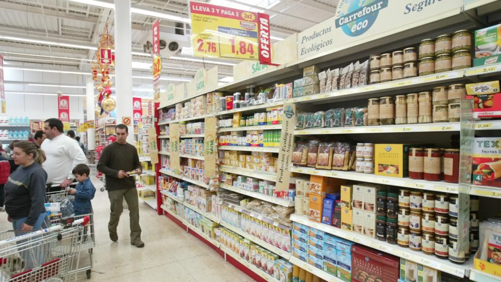 La venta de alimentación subió el 1,3 %