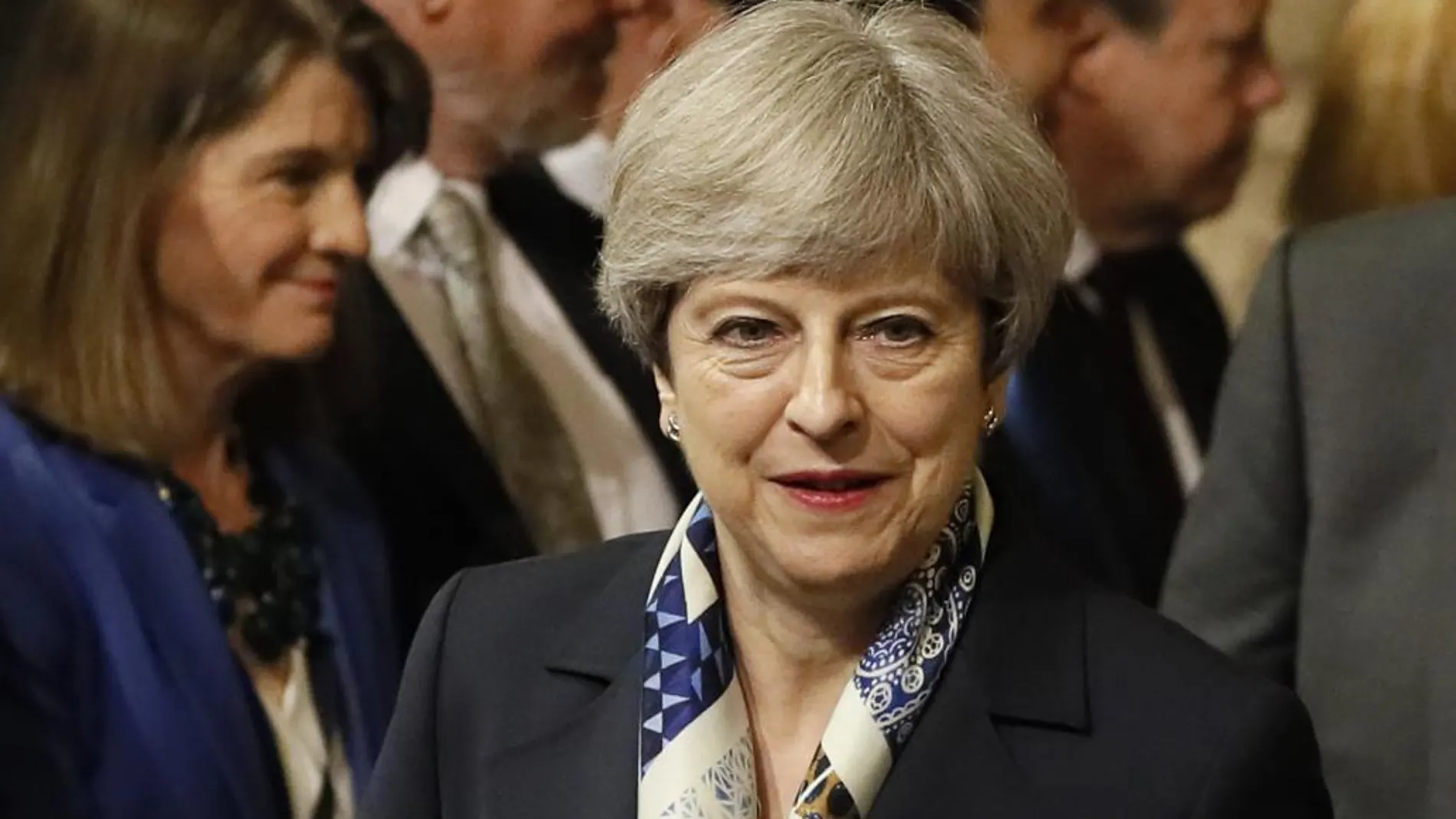 Theresa May en el Parlamento de Londres