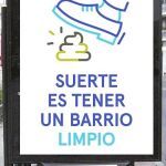 Tres de los carteles que, desde mediados de diciembre, inundarán las marquesinas y las papeleras de la capital