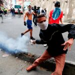 Tras la sublevación se produjeron violentos choques con las fuerzas de seguridad del régimen chavista