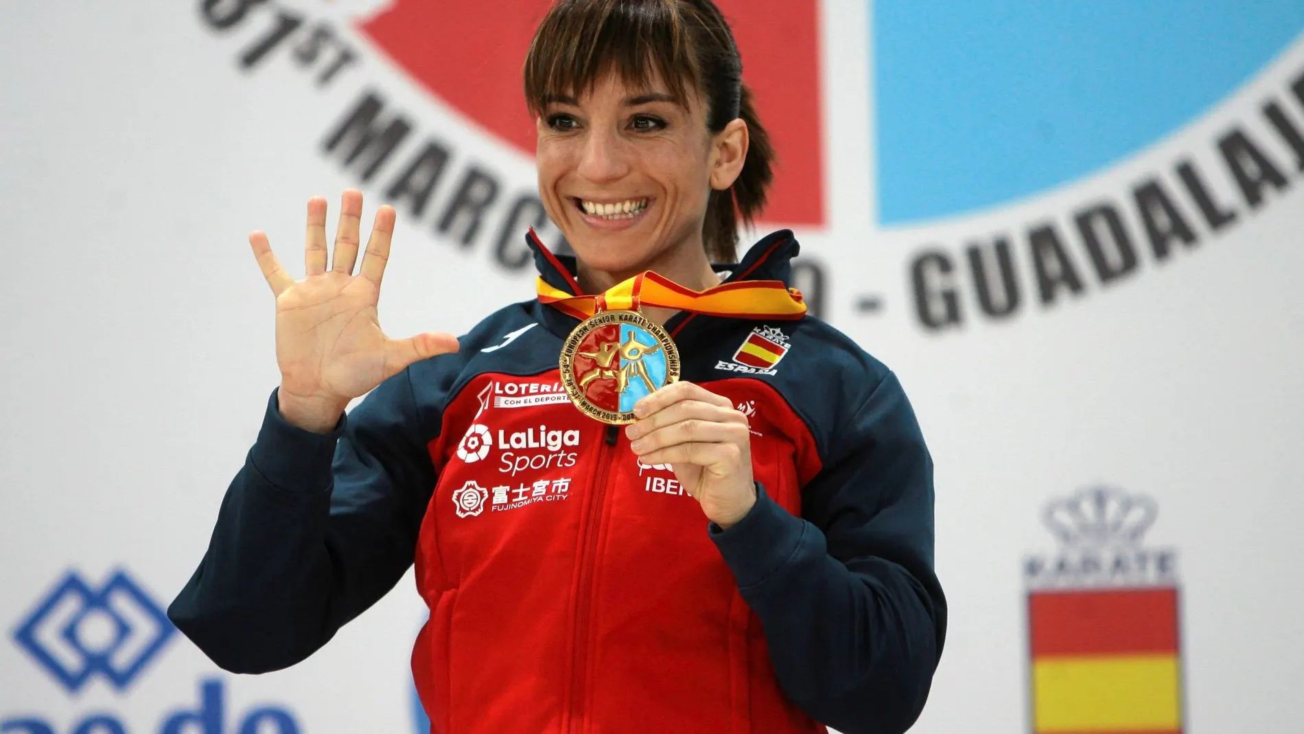Sandra Sánchez, con el quinto oro europeo consecutivo