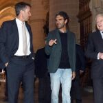 José Tomás conversa con Méndez Pozo y Javier Lacalle