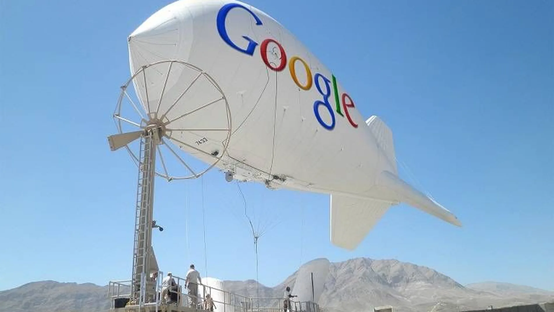 Uno de los globos de Google