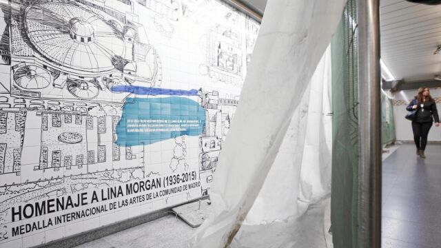 El mural será inaugurado hoy por la presidenta de la Comunidad, Cristina Cifuentes