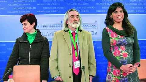 Teresa Rodriguez, de Podemos, se reune con la Asociación de Atencion Temprana.