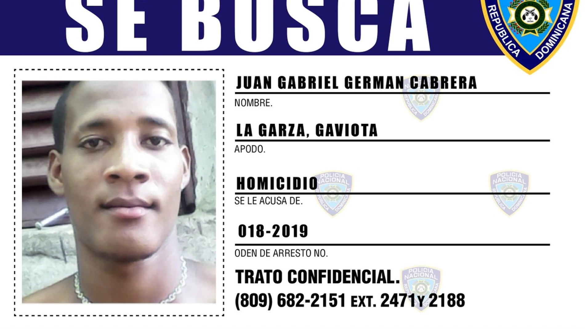 La Policía busca Juan Gabriel Germán, pareja y cómplice de la detenida