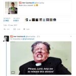 Casillas bromea con Piqué en Twitter: «Señor, ayúdame a expulsar a este demonio»