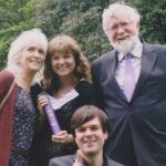 Jo Cameron con su marido y su hija