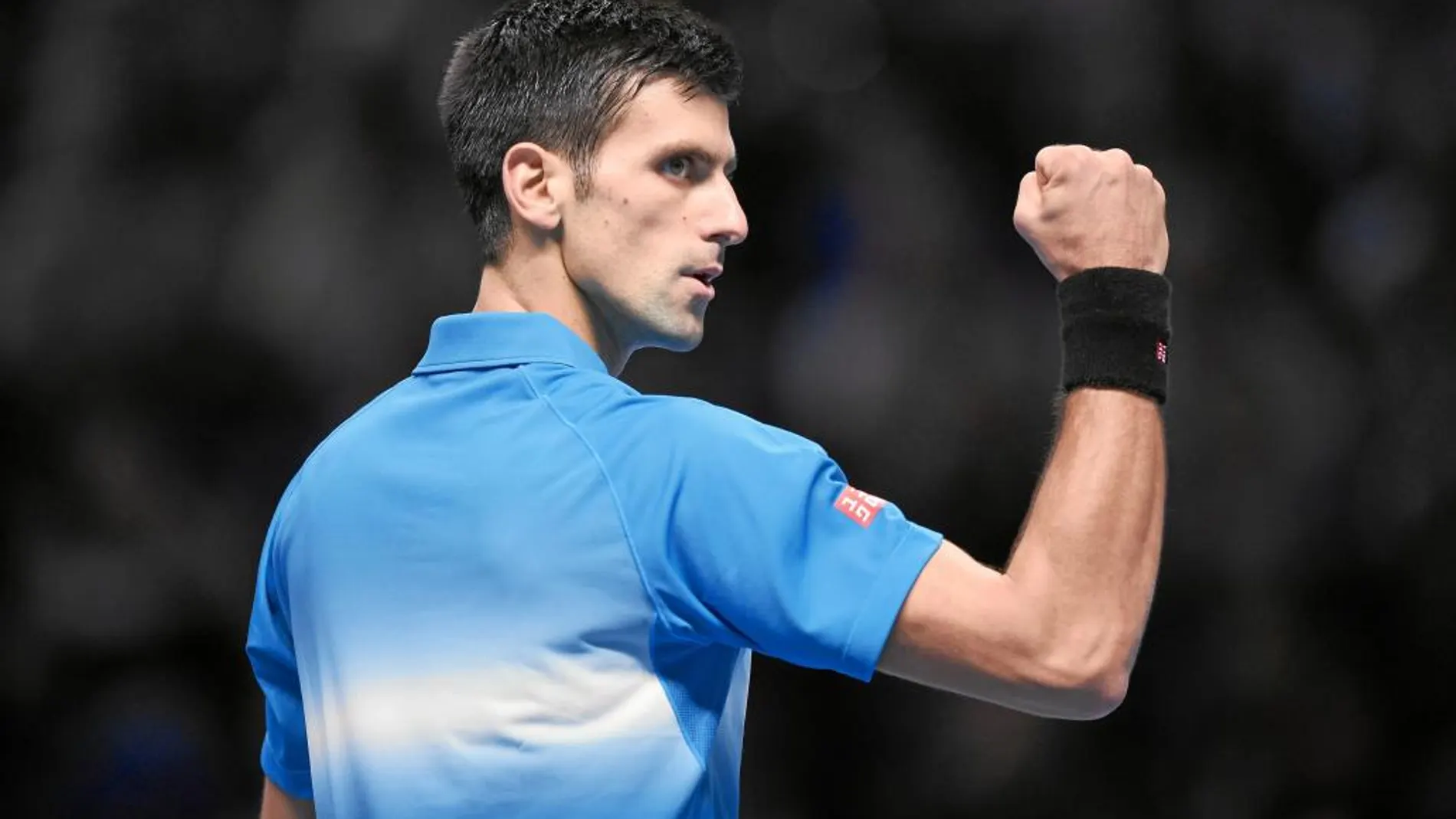 Nole aprieta el puño durante su victoria ante Nishikori
