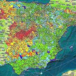 En este mapa se muestran los niveles de este gas en España por zonas