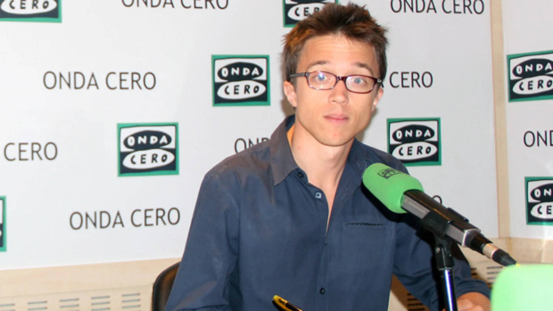 Iñigo Errejón, durante su entrevista en Onda Cero