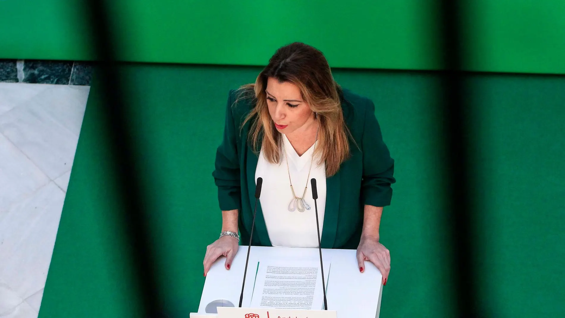 Susana Díaz oficializó el pasado viernes que liderará la oposición en el Parlamento andaluz / Foto: Manuel Olmedo