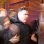 Uno de los vecinos que se manifestaron ayer en El Pozo