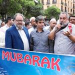 Los concejales Javier Barbero y Jorge García Castaño en la celebración del inicio del Ramadán