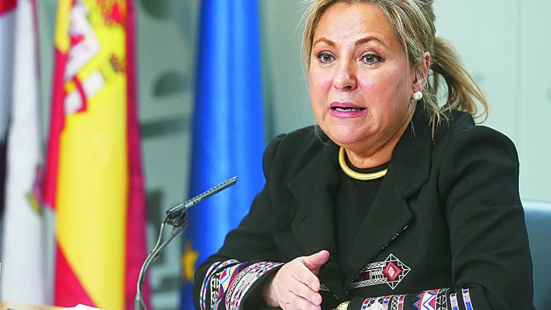 La vicepresidenta de la Junta, Rosa Valdeón, informa de los acuerdos aprobados en el Consejo de Gobierno