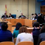 Un momento del juicio contra los agresores