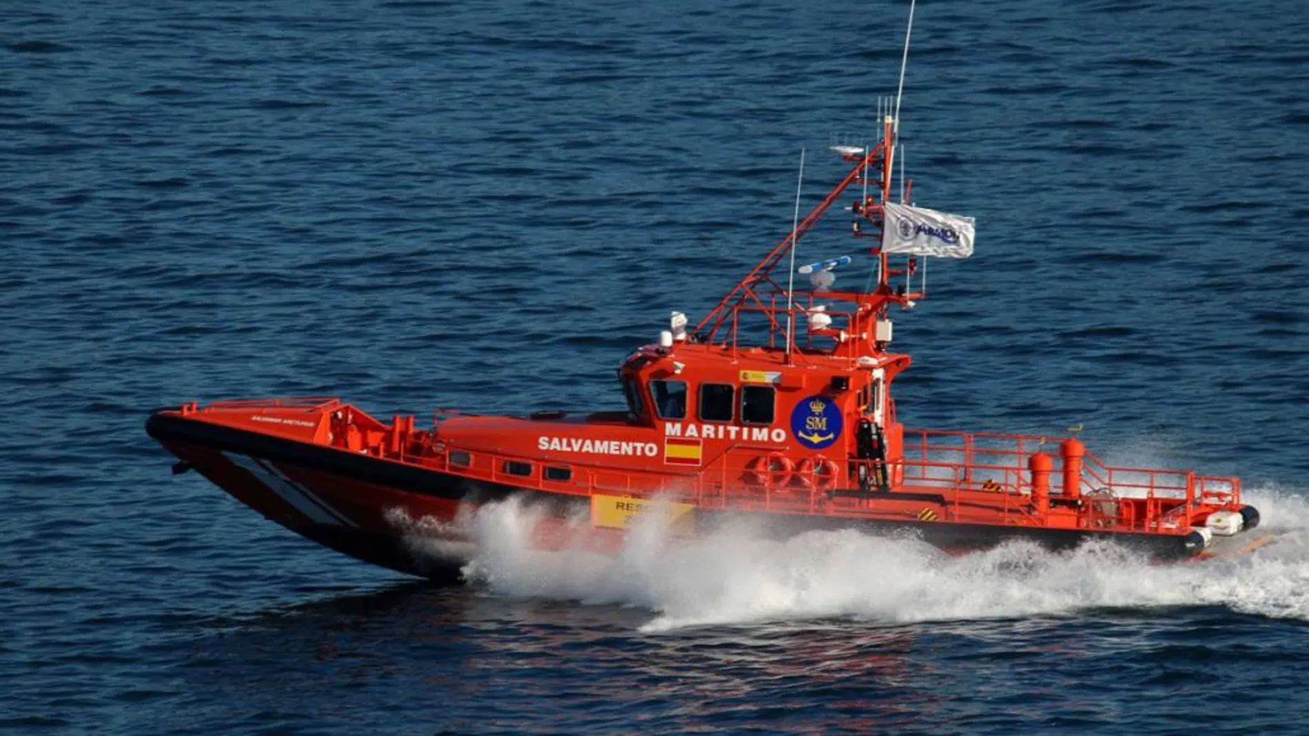 Imagen de una patrullera de Salvamento Marítimo