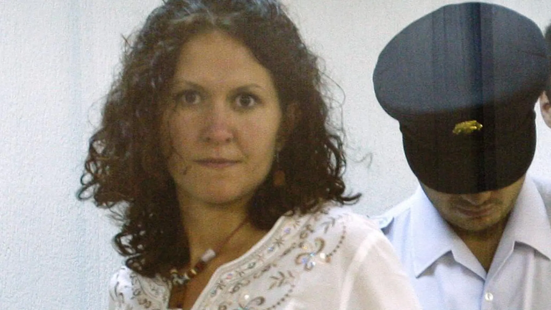 Sara Majarenas durante un juicio en 2007