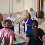 La presidenta de la Diputación de Palencia, Ángeles Armisén, recibe a los bloggers