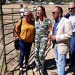 Virgina Barcones inaugura la XIX Feria Ganadera de Vinuesa junto a la alcaldesa de la localidad, Asunción Medrano; el presidente de la Diputación Luis Rey y el subdelegado, Miguel Latorre