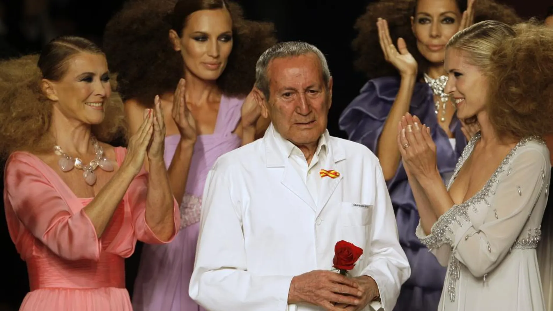 Elio Berhanyer, en la pasarela de Madrid Fashion Week