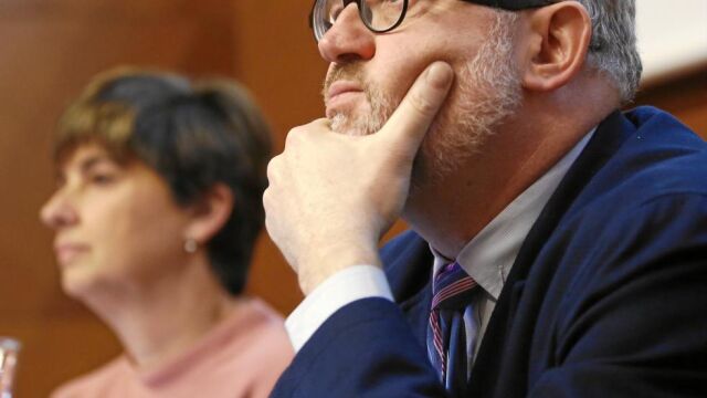 Falomir presentó ayer junto a Marina Chinchilla el Plan Cuatrienal del Prado