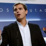 Albert Rivera, hoy en el Congreso