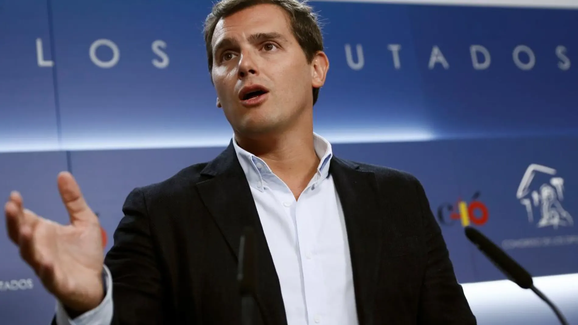 Albert Rivera, hoy en el Congreso