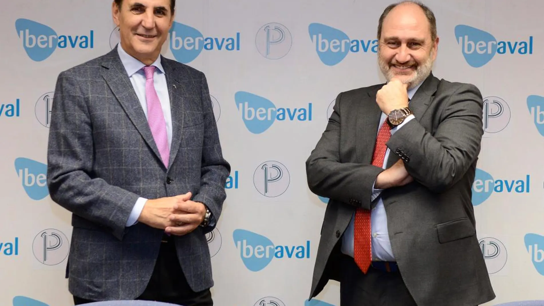 El presidente de Iberaval, José Rolando Álvarez, y el de la Plataforma Palencia, Javier Cantera