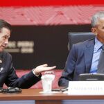 Los presidentes Enrique Peña Nieto y Barack Obama, ayer, en Lima