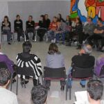 Imagen de una reunión de padres y adolescentes de la Fundación Aldaba-Proyecto Hombre, que forma parte de esta nueva Agrupación de Fundaciones de Castilla y León